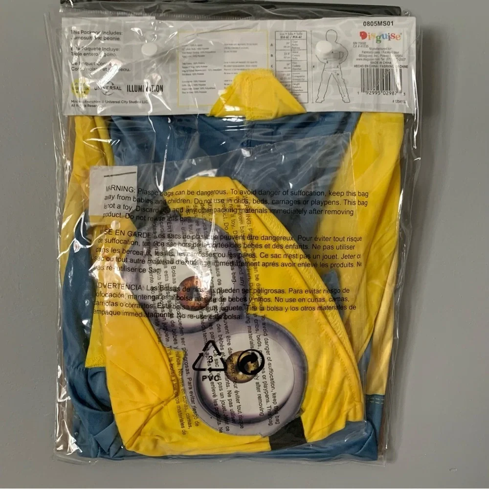 NIP. DISGUISE Kids Minion Bob Costume